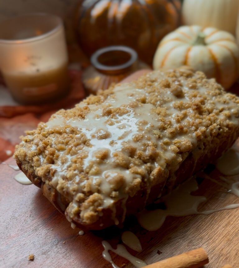 🍂 Pumpkin Streusel Bread+ Pumpkin Pie Whipped Honey Glaze