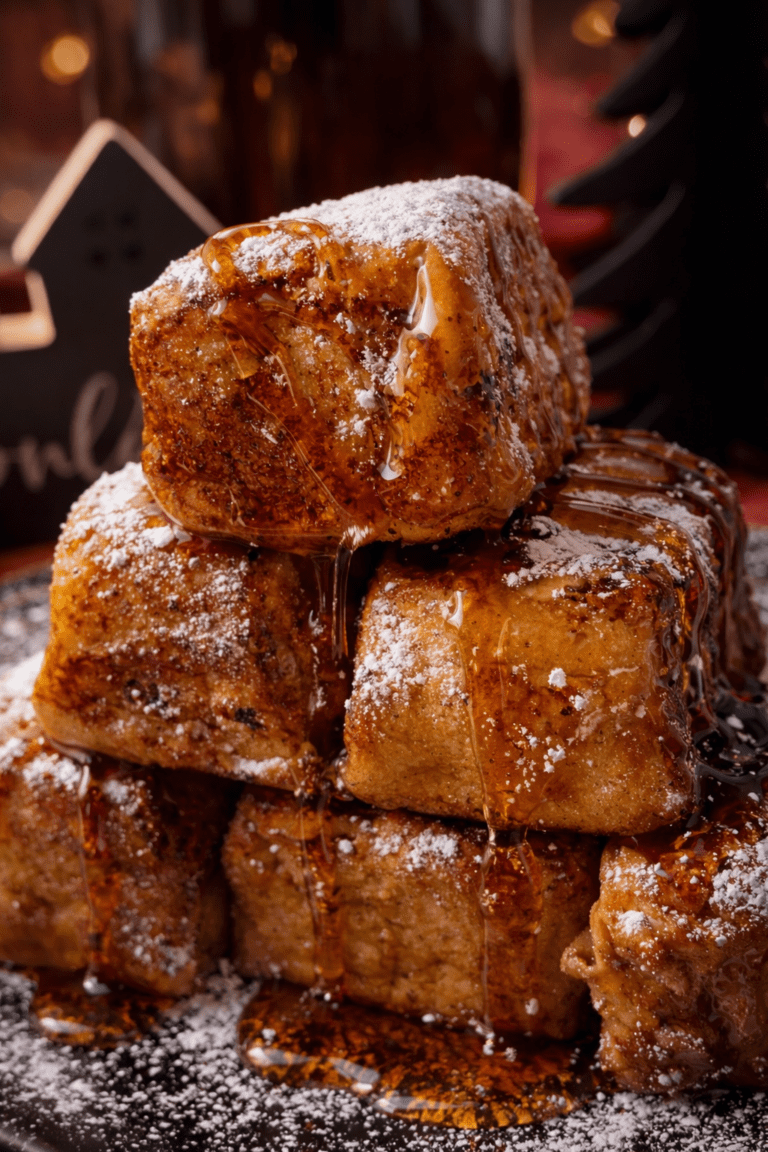 eggnog stuffed french toast