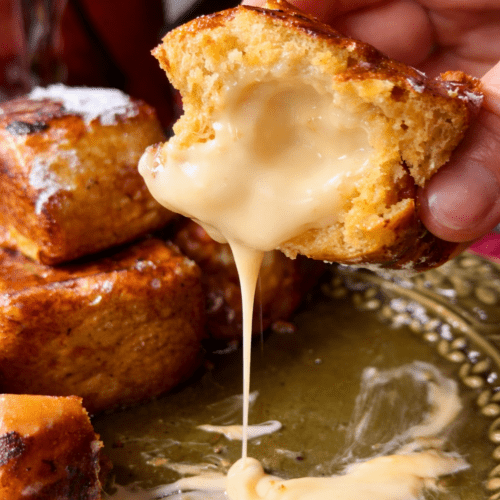 eggnog stuffed french toast