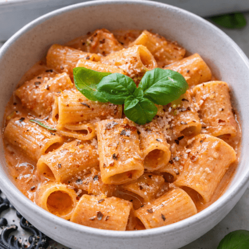 roasted tomato cream sauce and pasta